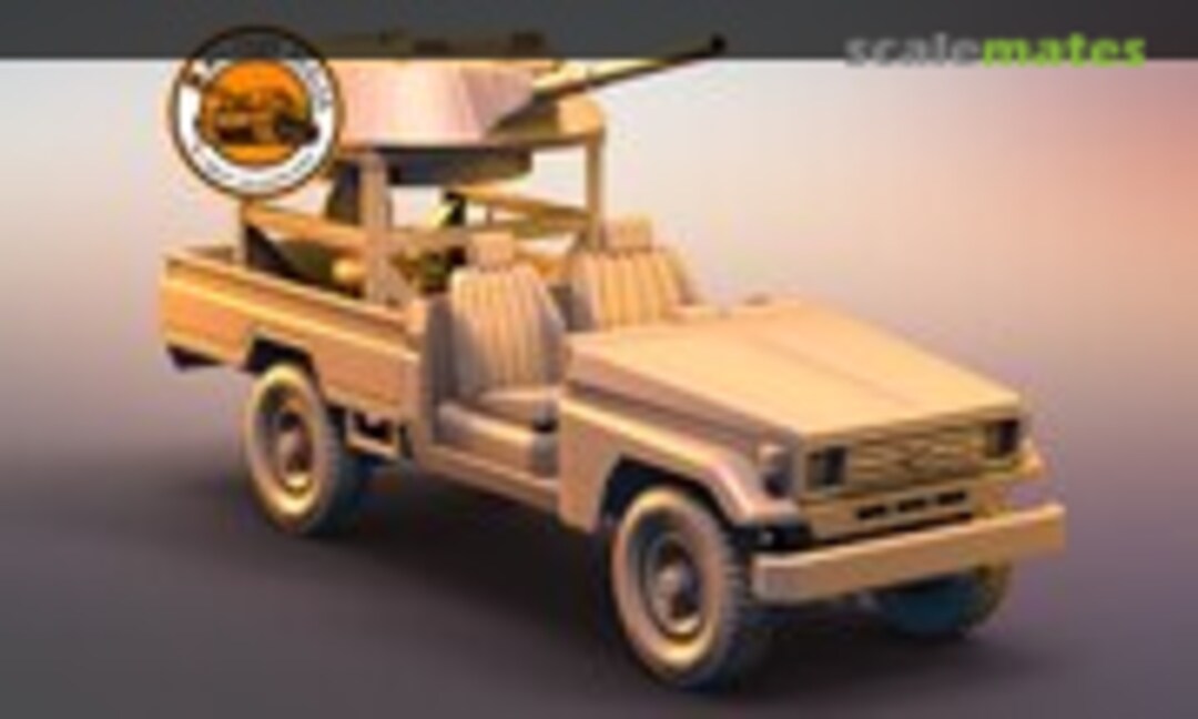 1:72 Pickup Toyota Land Cruiser Turret (Military Scales PMI141.3B)