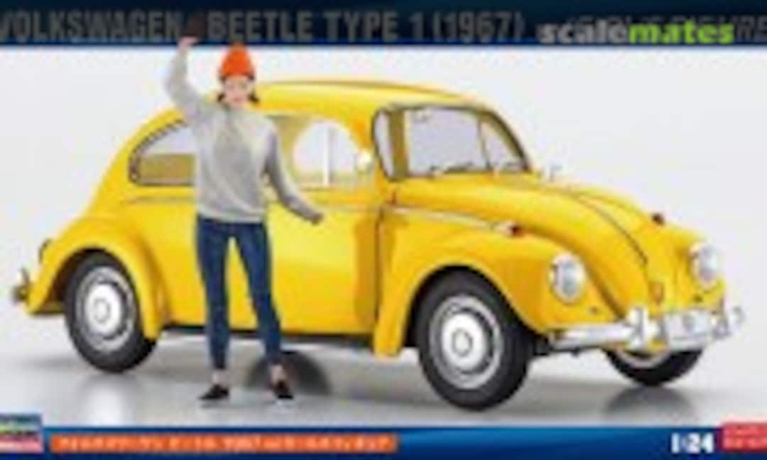 1:24 Volkswagen Beetle Type 1 (1967) w/Girl's Figure (Hasegawa 52420)