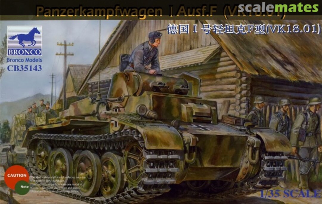 Boxart Panzerkampfwagen I Ausf.F CB35143 Bronco