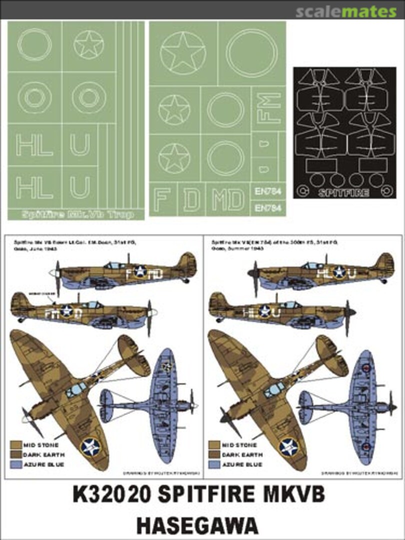 Boxart Spitfire Mk VB Trop K32020 Montex