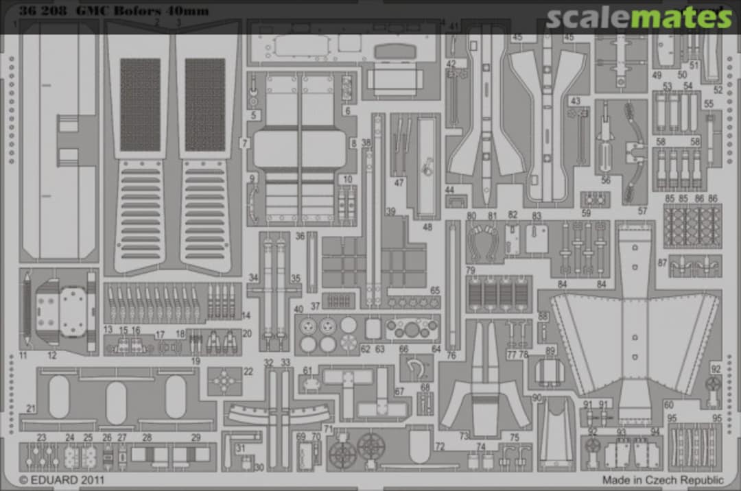 Boxart GMC Bofors 40mm 36208 Eduard
