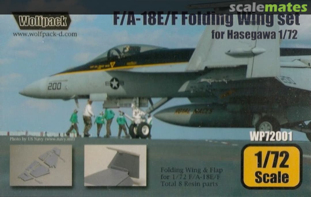 Boxart F/A-18E/F Folding Wing Set WP72001 Wolfpack