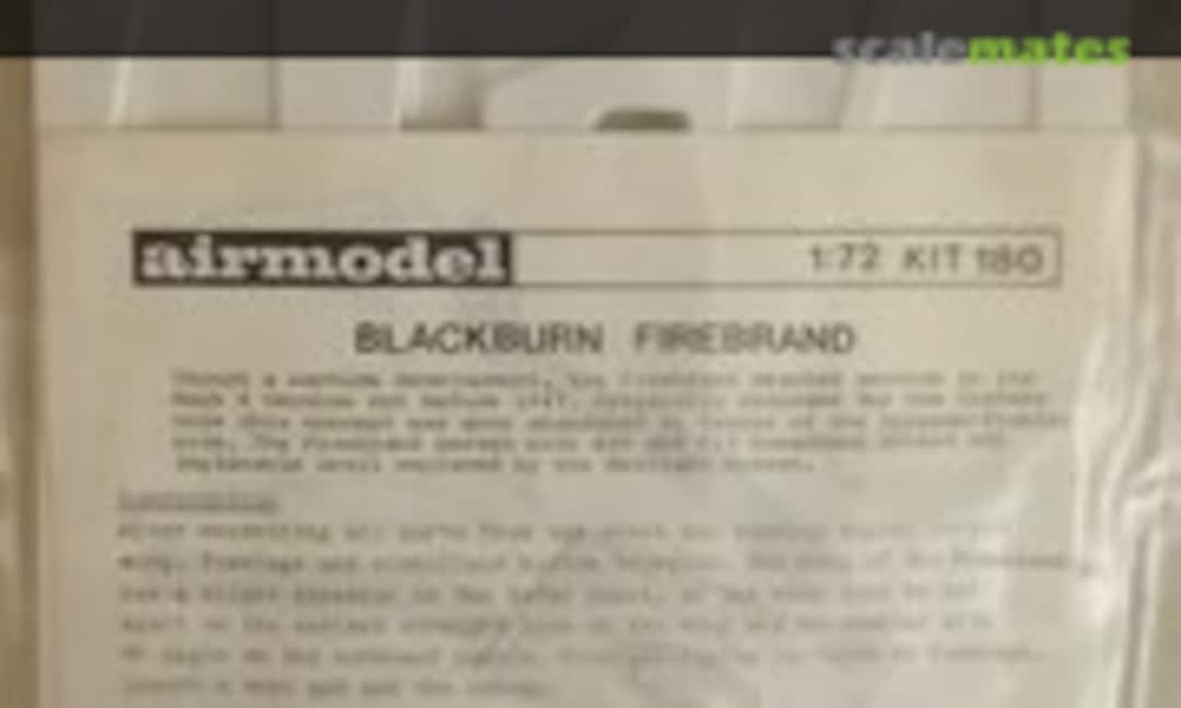 1:72 Blackburn Firebrand (Airmodel 180)