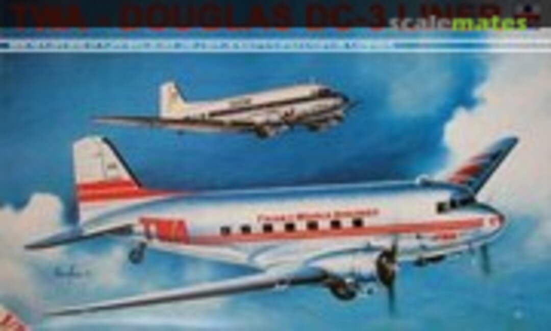 1:72 Douglas DC-3 TWA LINER (ESCI 9014)