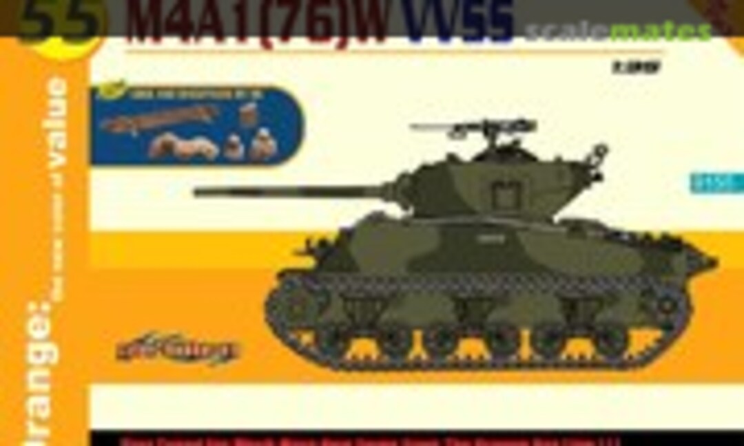 1:35 M4A1 (76)W VVSS (Cyber Hobby 9155)