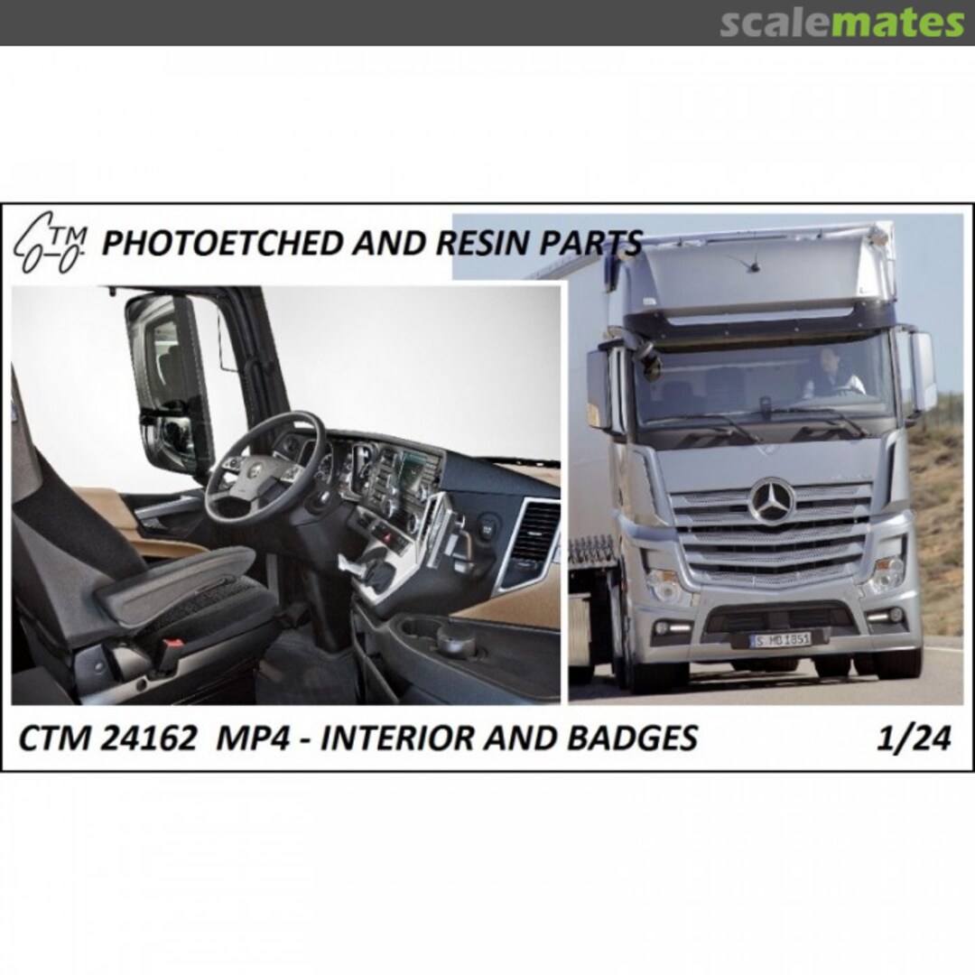 Boxart Mercedes-Benz MP4 - Interior and Badges CTM 24162 Czech Truck Model