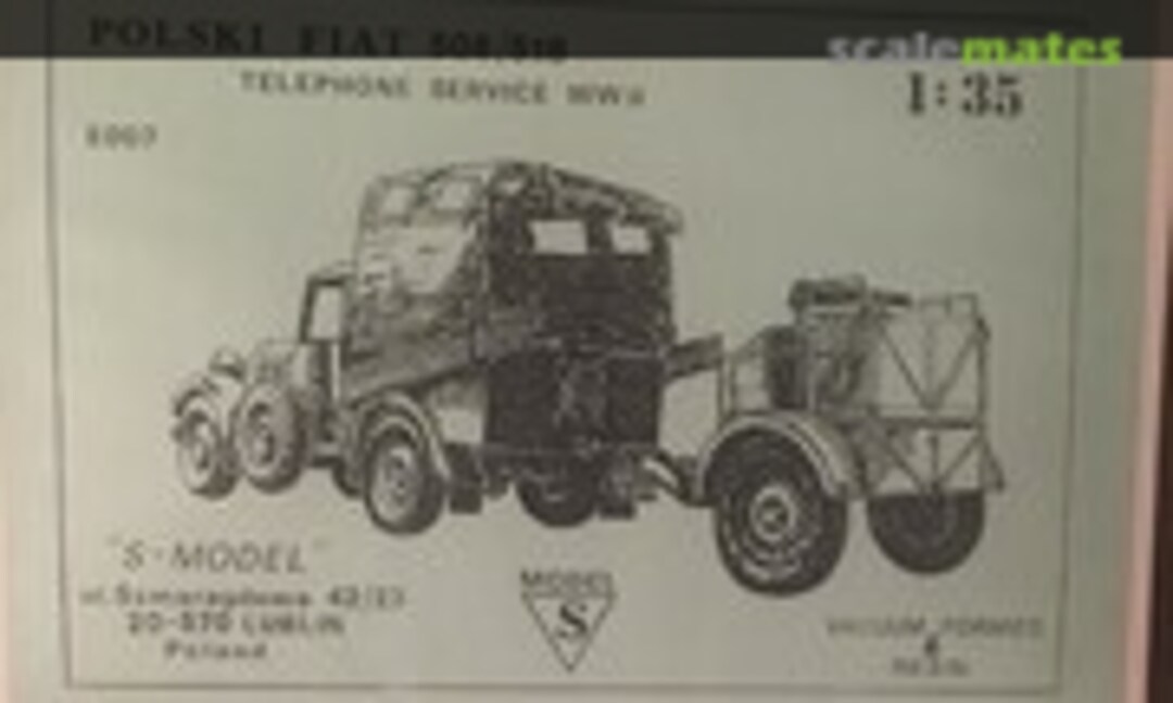 1:35 Fiat 508/518 (S-Model (Poland) E-007)