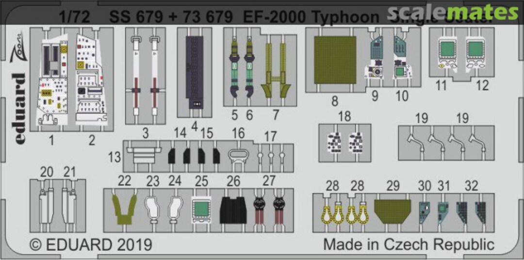 Boxart EF-2000 Typhoon Single Seater SS679 Eduard