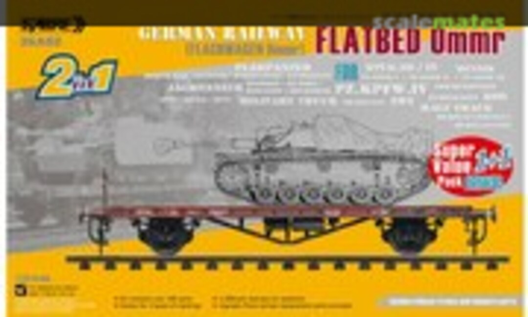 1:35 Flatbed Ommr-Super Value Pack (1+1) (Sabre Model 35A03-SVP)