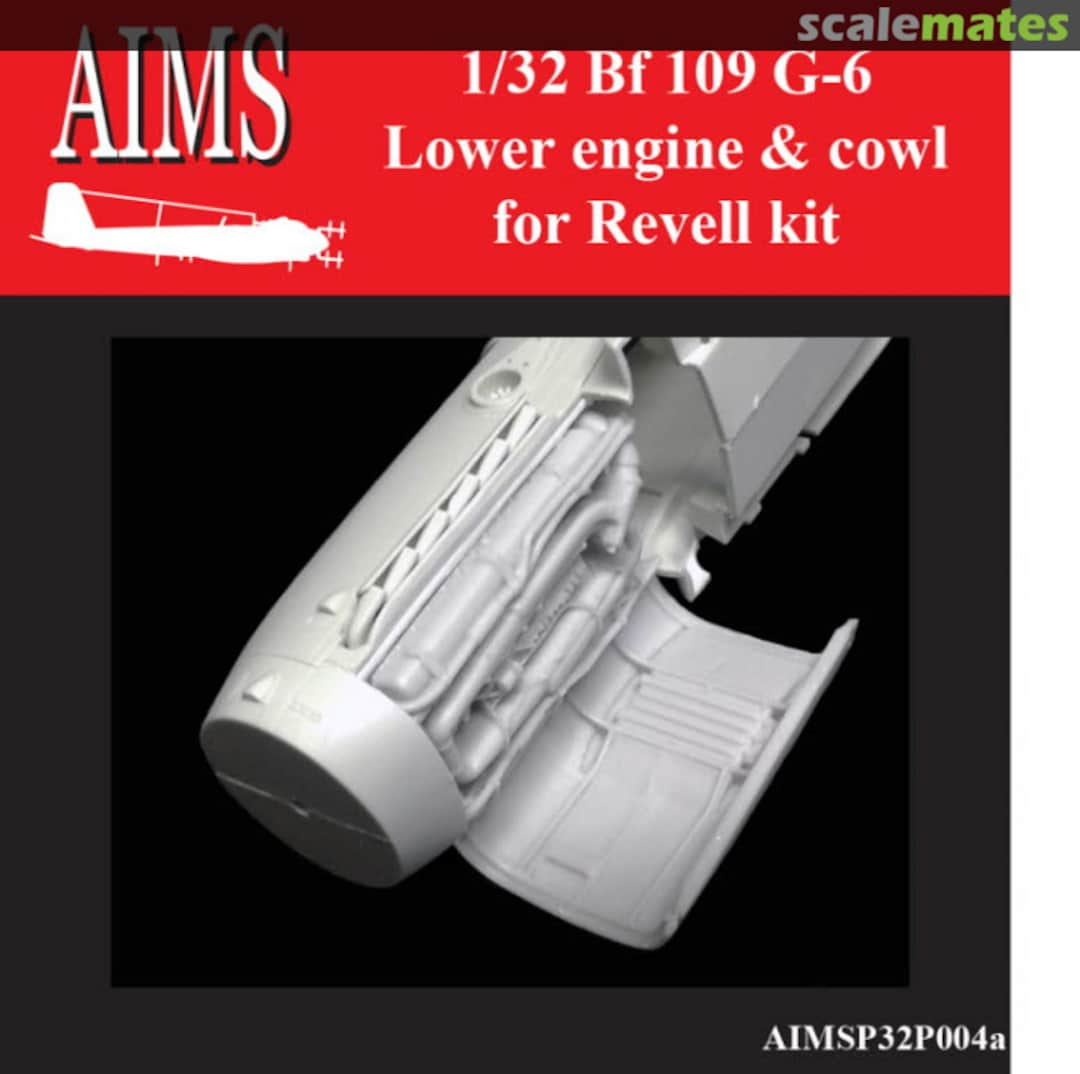 Boxart Bf 109G-6 lower engine & cowl 32P004 AIMS