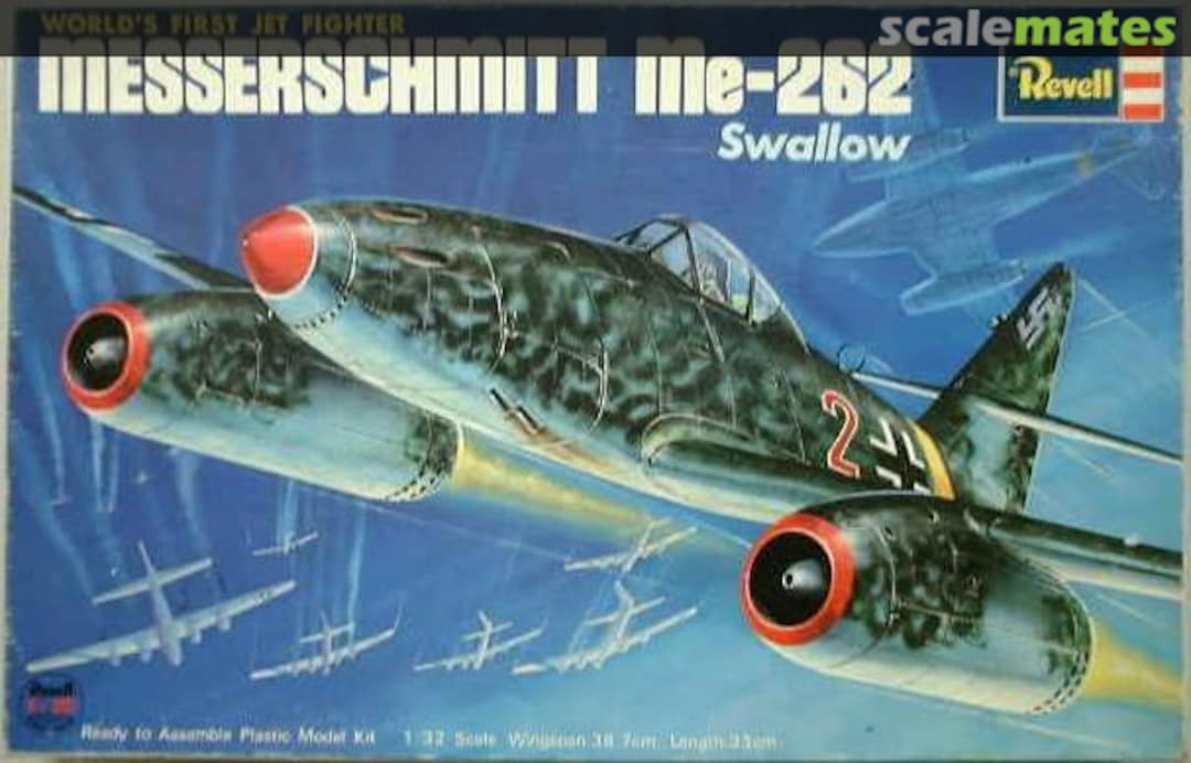 Boxart Messerschmitt Me-262 Swallow H-218 Revell Japan