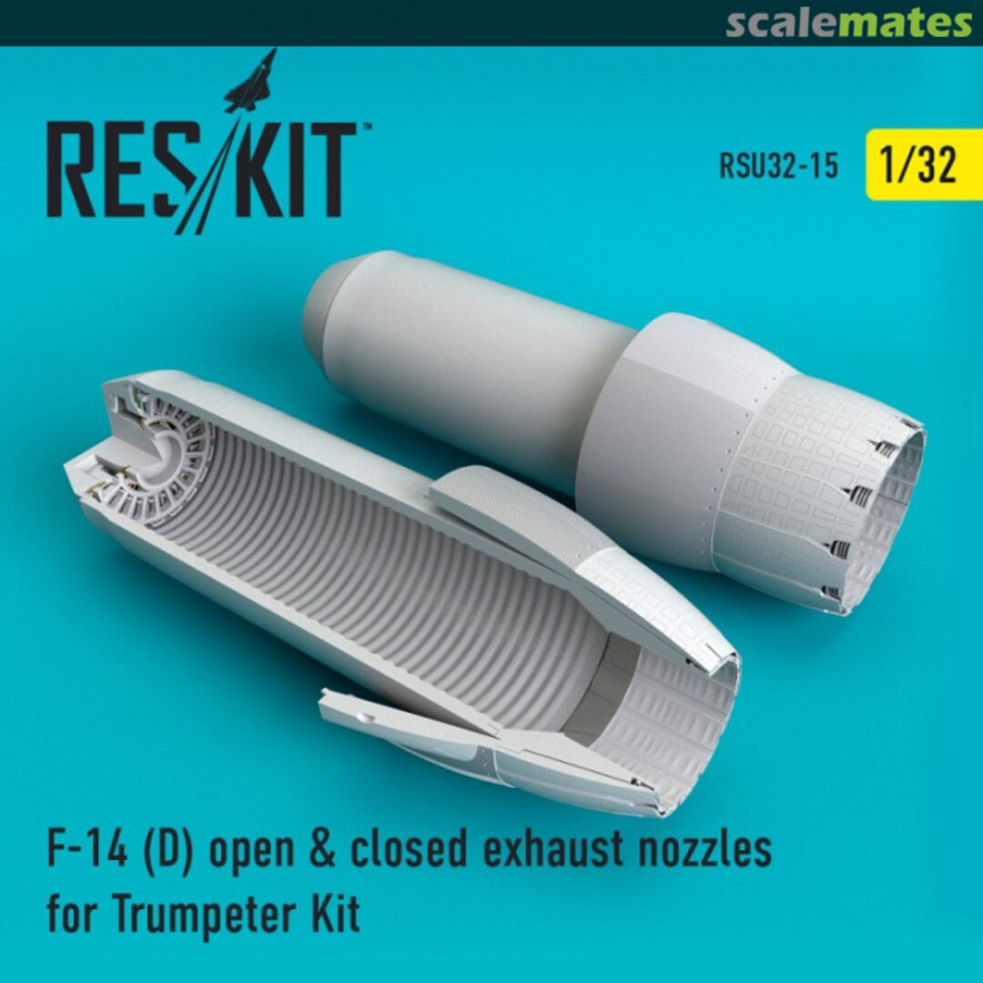 Boxart F-14D Tomcat - exhaust nozzles (open & closed) RSU32-0015 ResKit