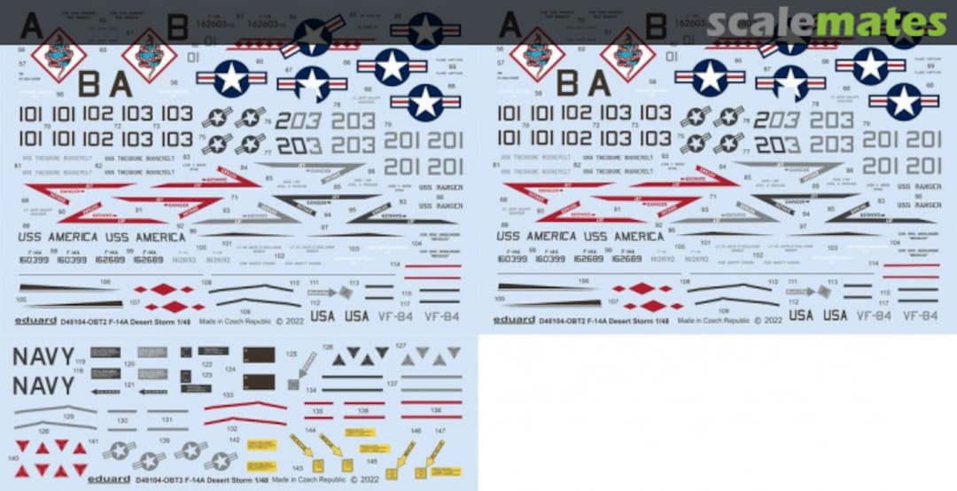 Contents F-14A Desert Storm D48104 Eduard