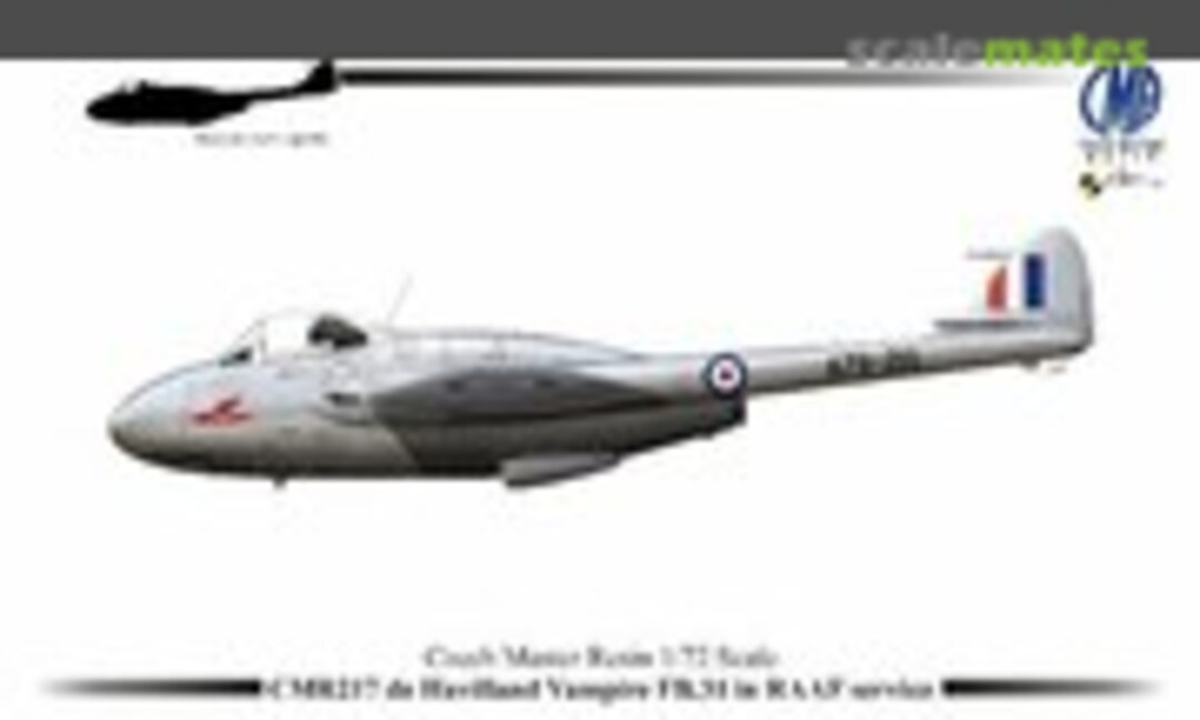 1:72 de Havilland Vampire FB.31 in RAAF service (CMR CMR217)