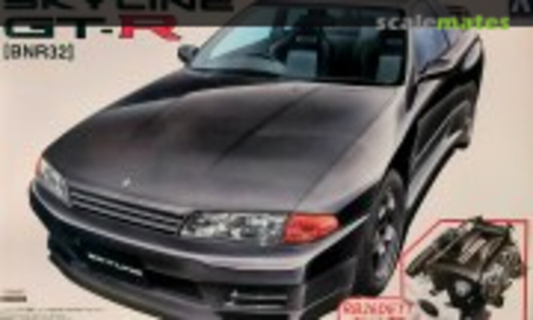 1:24 Nissan R32 Skyline GT-R w/Engine (Aoshima 041987)