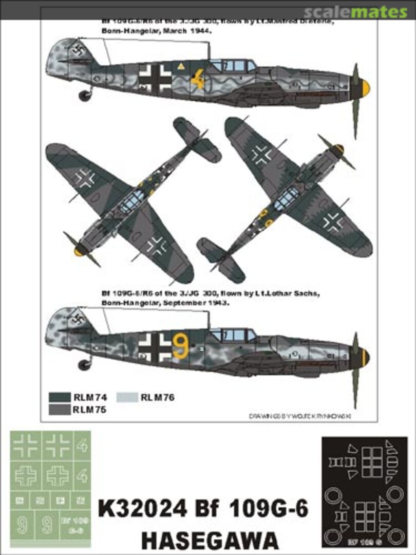 Boxart Bf 109G-6 K32024 Montex