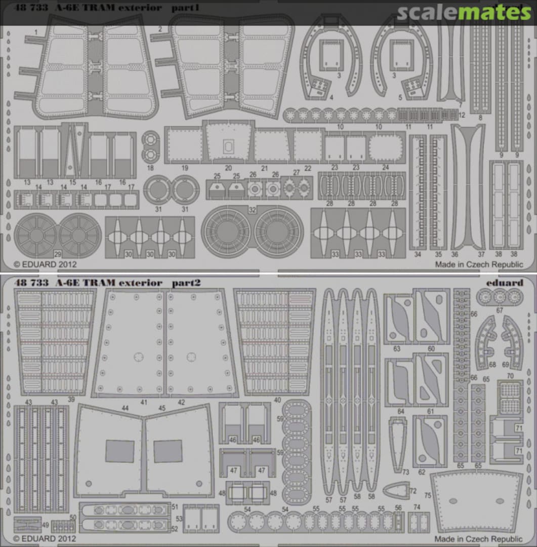 Boxart A-6E TRAM exterior - Kinetic - 48733 Eduard