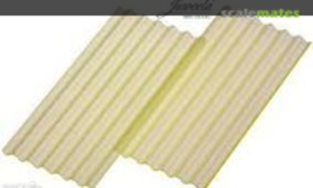 Corrugated Iron Sheeting Yellow Transparent (Juweela 23273)