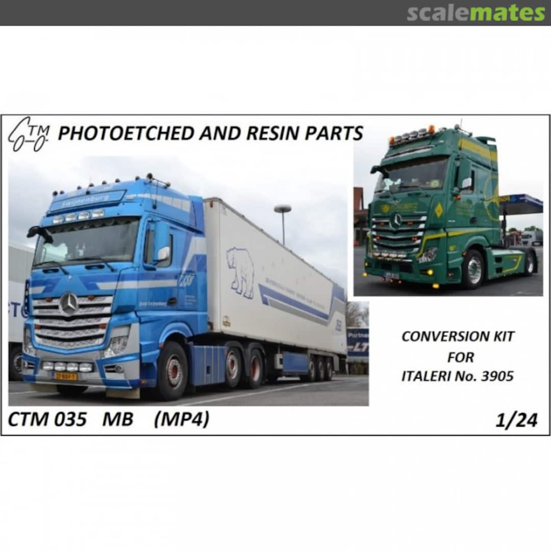 Boxart Mercedes-Benz MP4 Detail Set CTM 035 Czech Truck Model