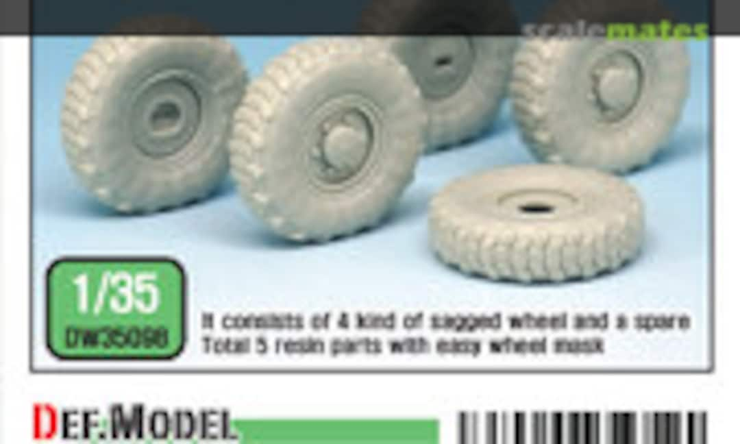 1:35 AML-60/90 Sagged Wheel Set (Def.Model DW35098)