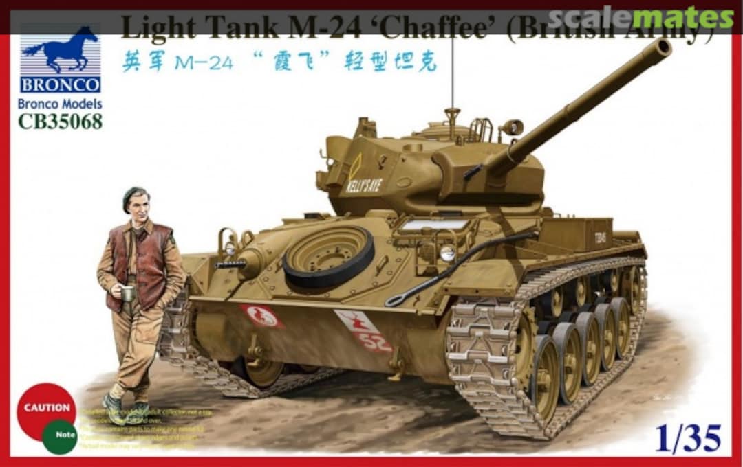 Boxart Light Tank M-24 'Chaffee' CB35068 Bronco