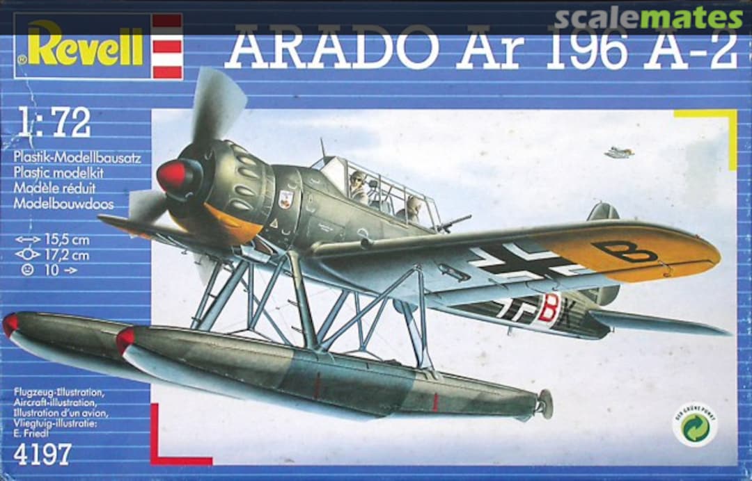 Boxart Arado Ar 196 A-2 4197 Revell