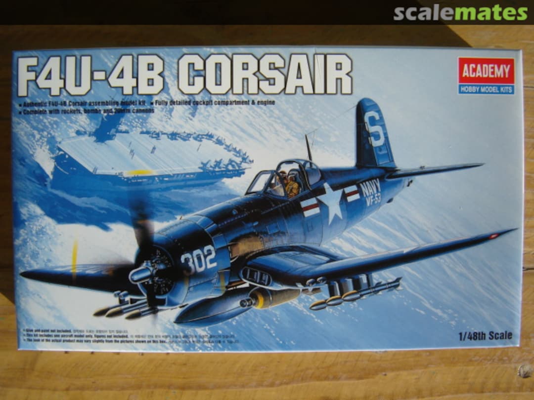 Boxart F4U-4B CORSAIR 2124 Academy