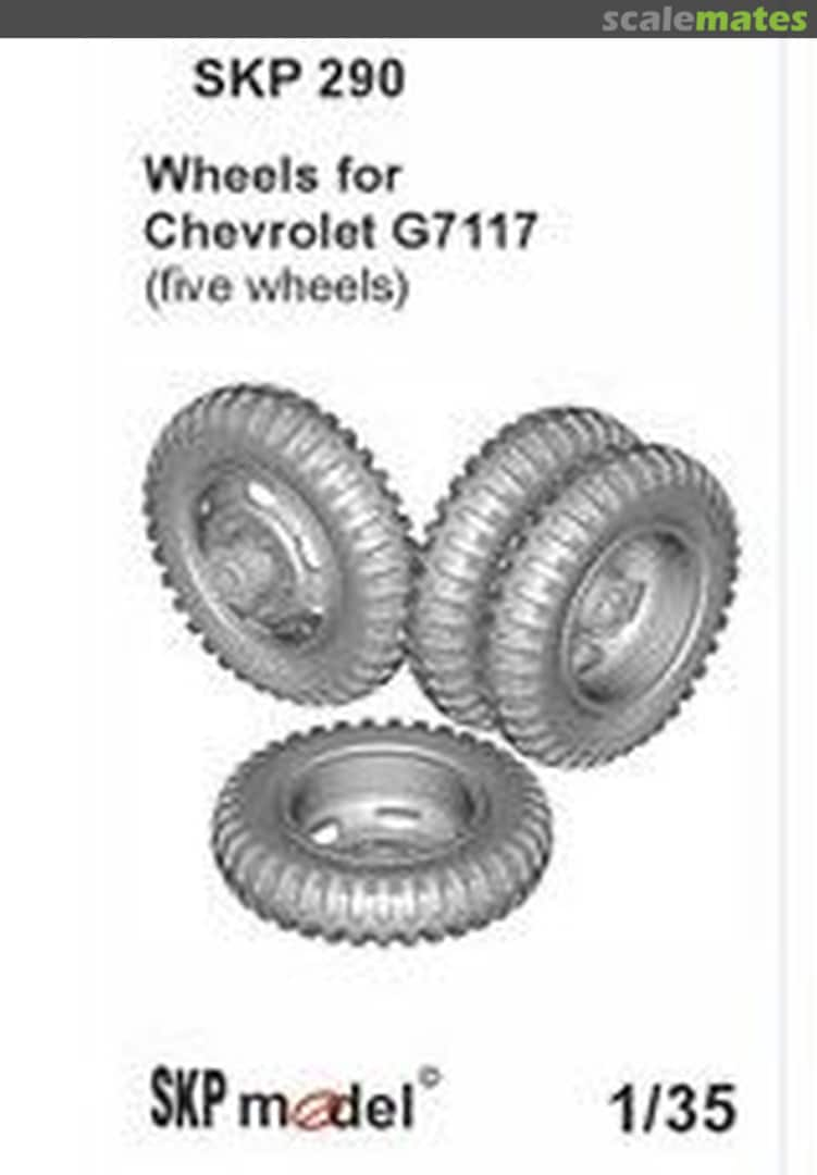 Boxart Wheels for Chevrolet G7117 SKP290 SKP model