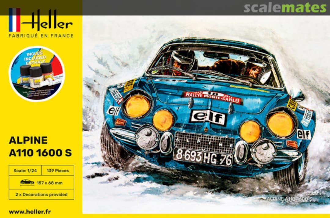 Boxart Alpine A110 1600 S 56745 Heller