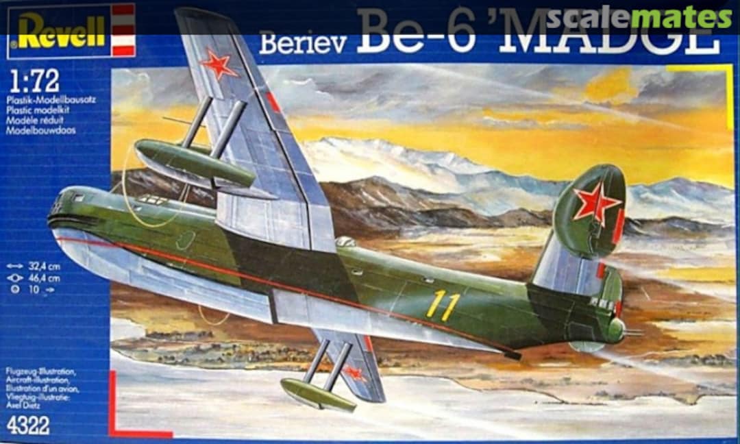 Boxart Beriev Be-6 'Madge' 4322 Revell