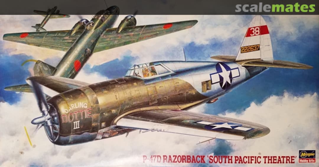 Boxart P-47D Razorback "South Pacific Theatre" 09058 Hasegawa