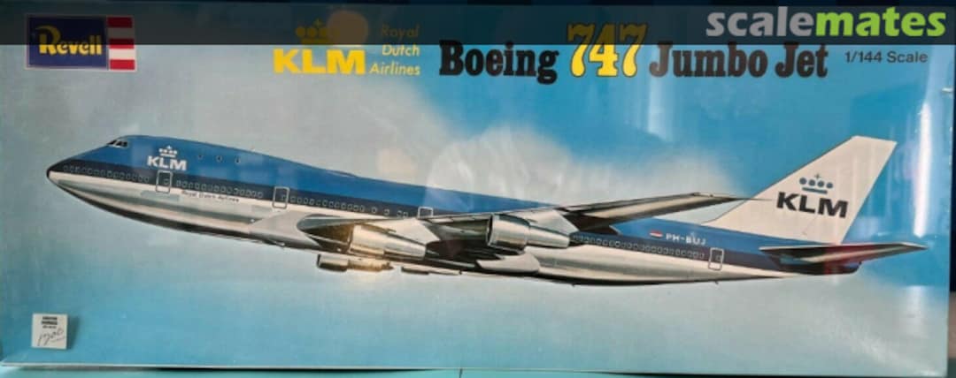 Boxart Boeing 747 KLM 0171 Revell