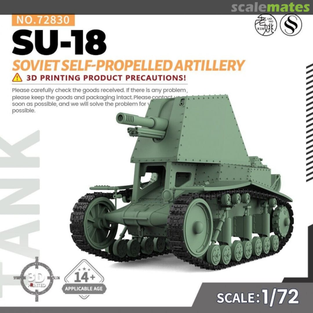 Boxart Soviet SU-18  SS72830  SSMODEL