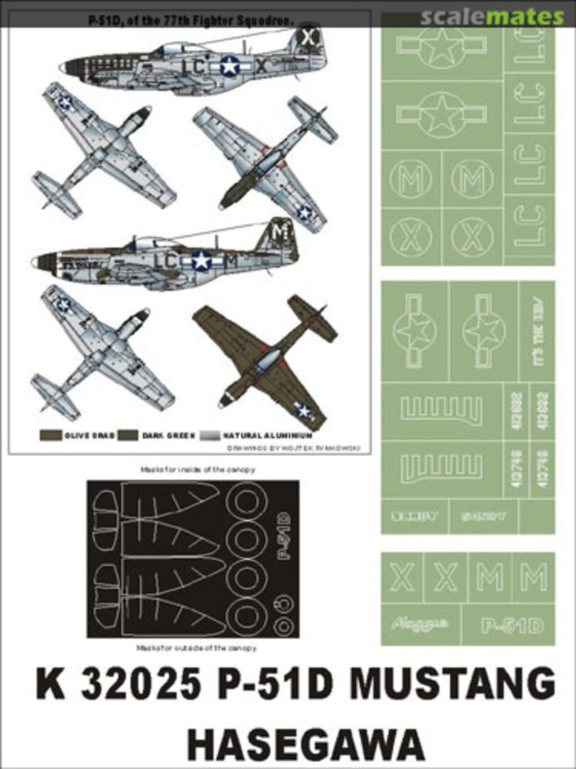 Boxart P-51D Mustang K32025 Montex