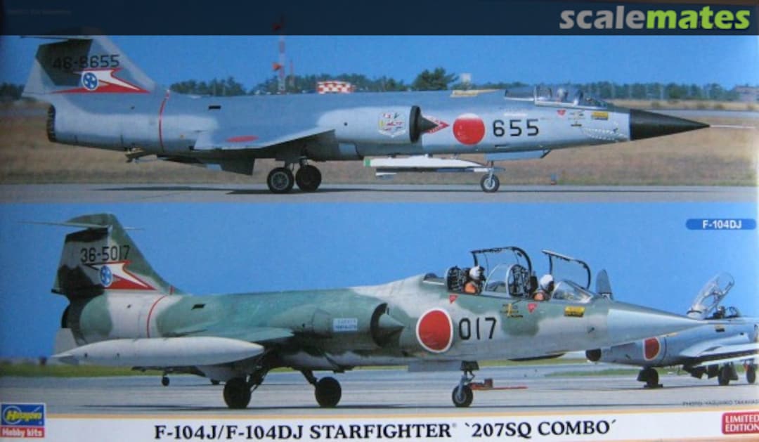 Boxart F-104J/F-104DJ Starfighter '207Sq Combo' 02104 Hasegawa