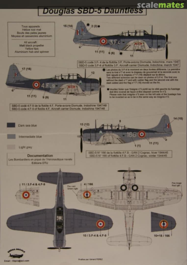 Boxart Douglas SBD-5 Dauntless BD 72-71 Berna Decals