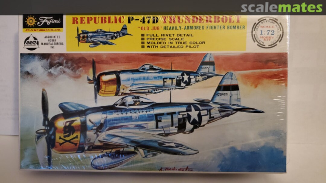 Boxart Republic P-47D Thunderbolt FC-10-50 Fujimi-AHM