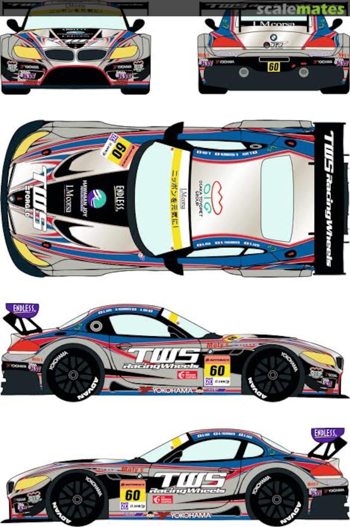 Boxart BMW Z4 GT3 LM Corsa # 60 RDE24-014 Racing Decals 43