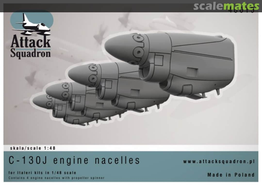 Boxart C-130J engine nacelles 48015 Attack Squadron