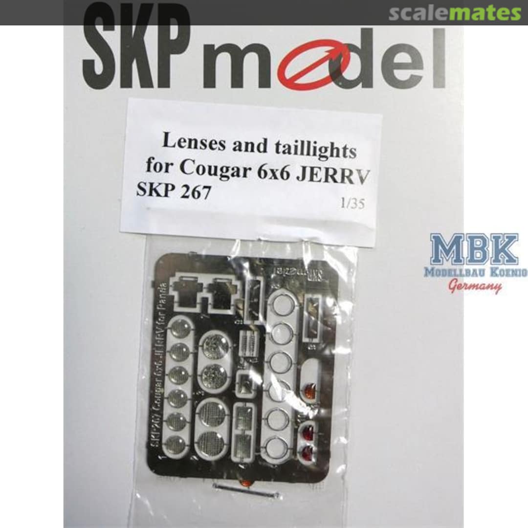 Boxart Lenses and tailights for Cougar 6x6 JERRV (Panda) SKP 267 SKP model