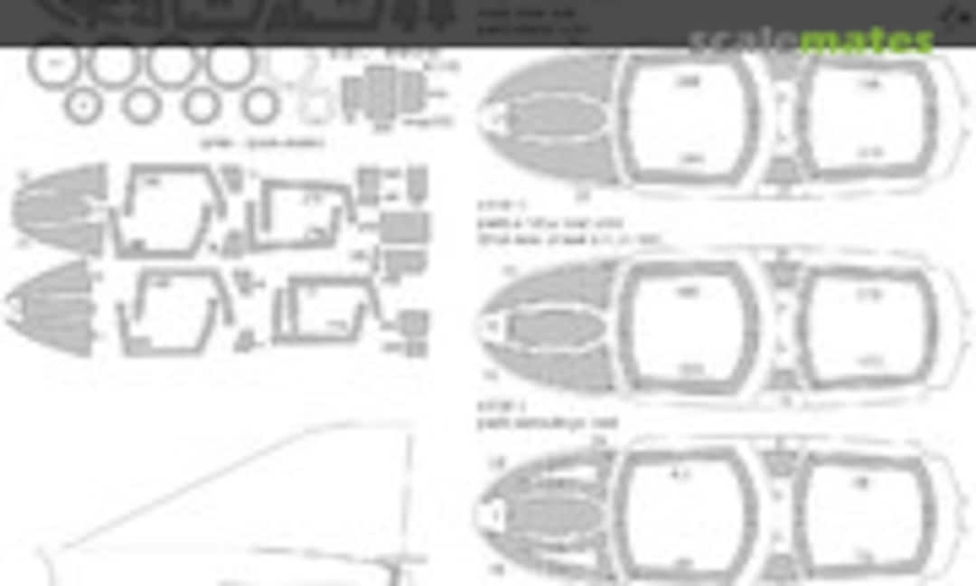 1:48 F-4B/C/D/E/EJ/F/G/J/N/S, RF-4 C/E Phantom II EXPERT kabuki masks (New Ware NWAM0347)