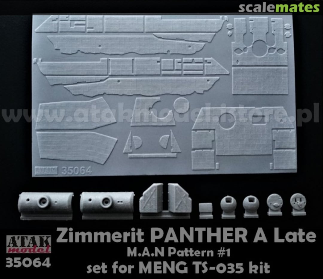 Boxart ZIMMERIT PANTHER A Late, M.A.N Pattern #1 35064 Atak Model