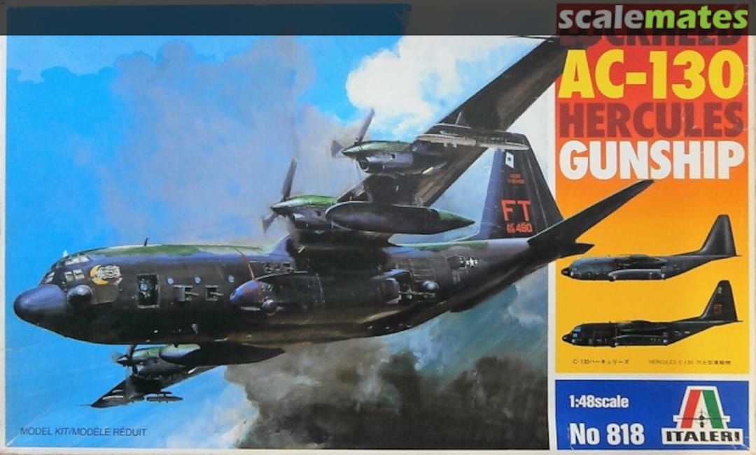 Boxart AC-130 Hercules Gunship 818 Italeri