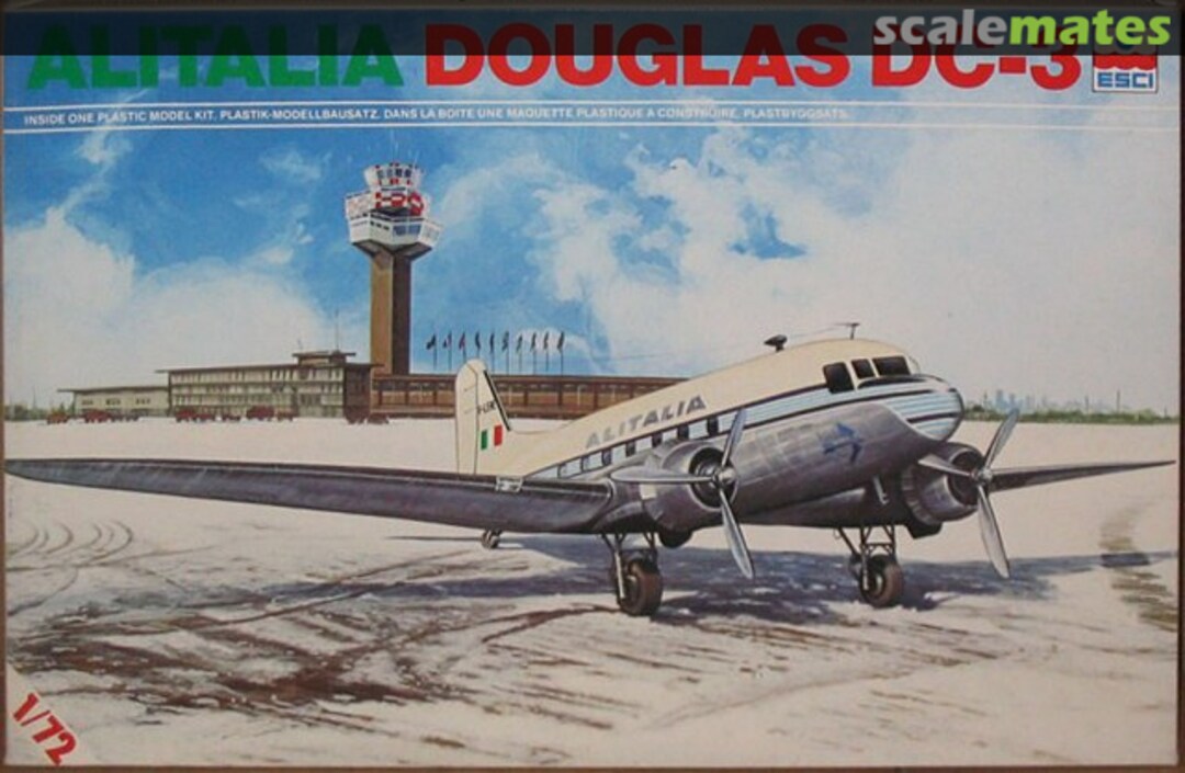 Boxart ALITALIA Douglas DC-3 9141 I ESCI