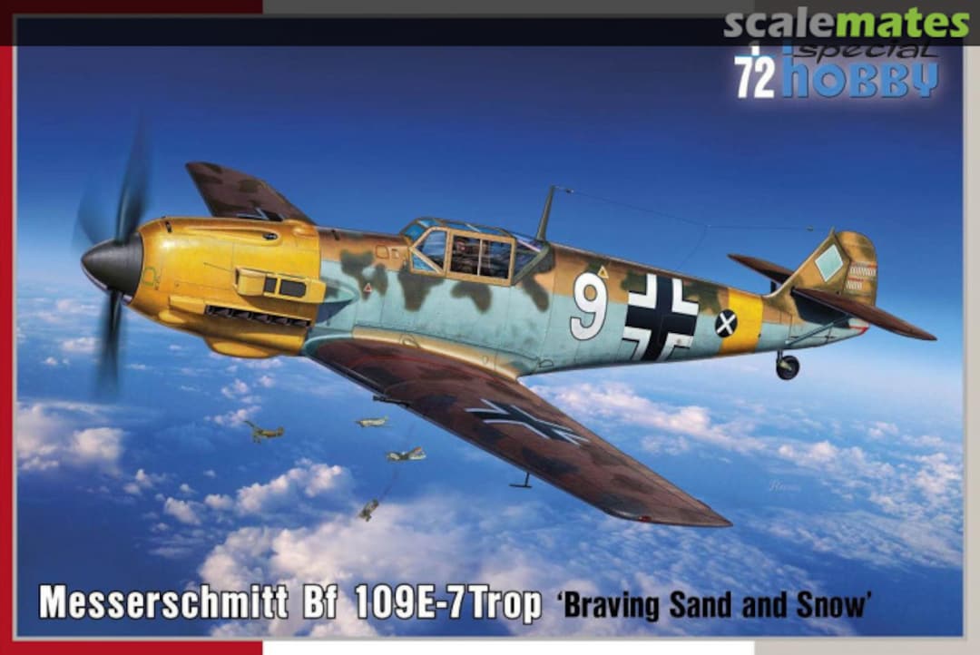 Boxart Messerschmitt Bf 109E-7Trop SH 72462 Special Hobby