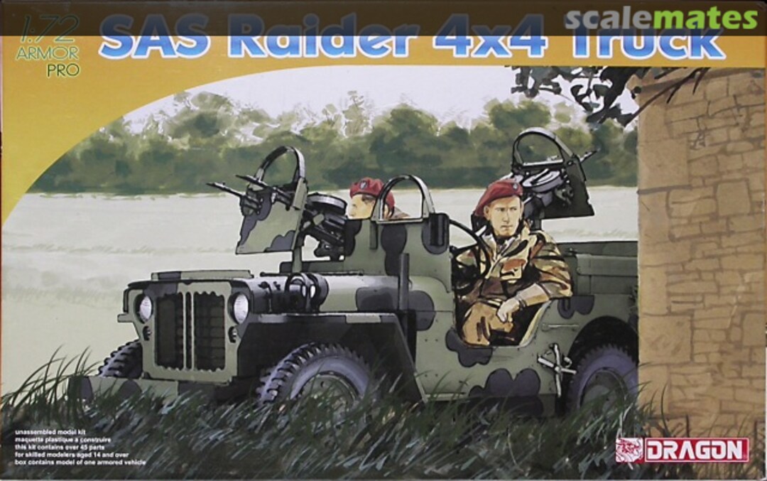 Boxart SAS Raider 4x4 Truck 7481 Dragon