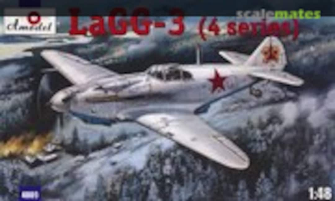 1:48 LaGG-3 (4 series) Soviet fighter (Amodel 4809)