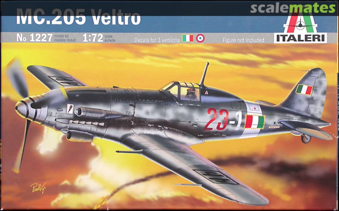 Boxart MC.205 Veltro 1227 Italeri