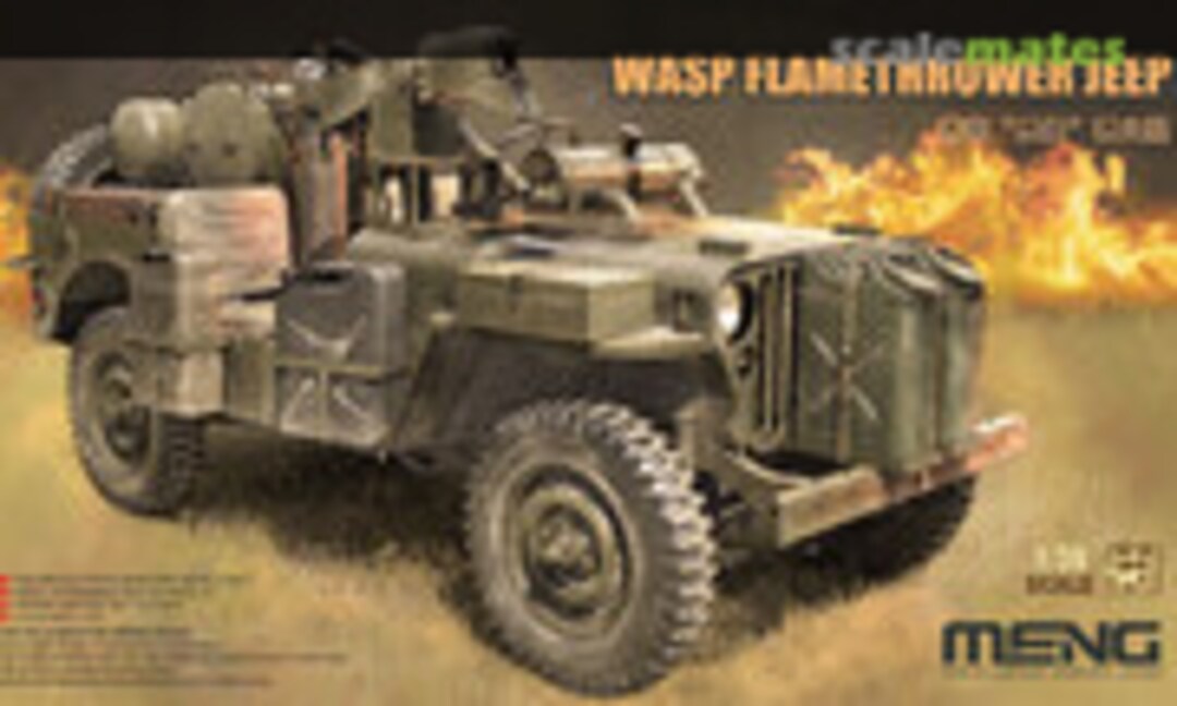 1:35 Wasp Flamethrower Jeep (Meng Model VS-012)