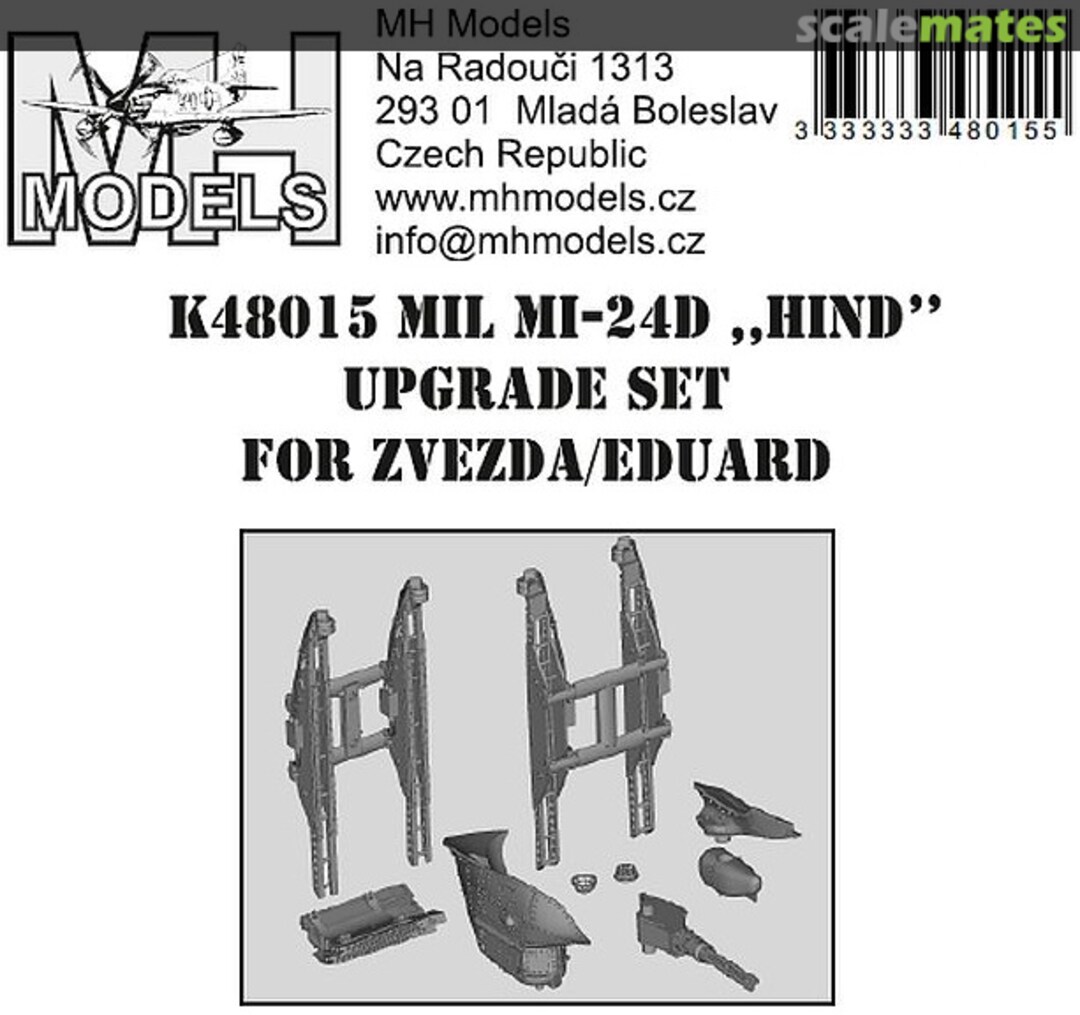 Boxart Mil Mi-24D ,,Hind" Upgrade Set K48015 MH Models